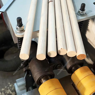 1.1kw Zuführmotor Holz-Stick Besen-Stick Top-Maschine für kleine Holz-Besen-Griff