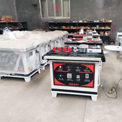 MD507 Holzbearbeitungs-Kantenbandmaschine Upgrade Kurve Straight mit Geschwindigkeitssteuerung