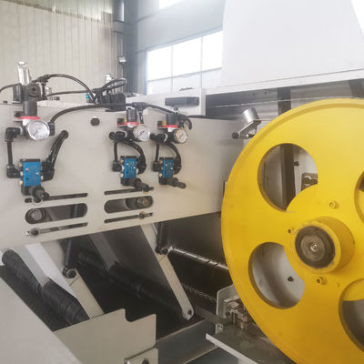 0.37kw Hebemotor Horizontale Holzbandsäge mit doppelten Klingen und Förderer