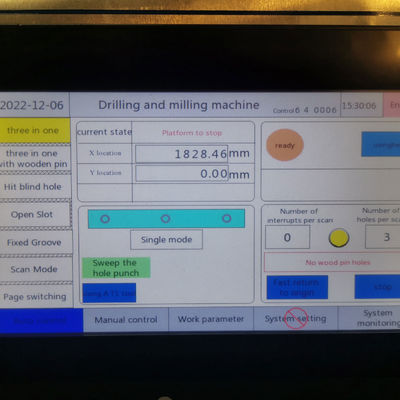 Herstellungsbetrieb Hochpräzisions-automatische Seitenloch-CNC-Holzkantenbohrmaschine