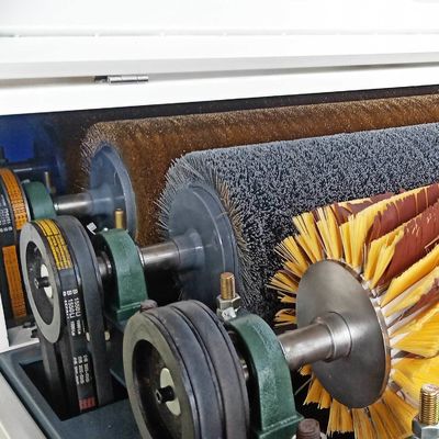 2100 KG Automatische Holzbearbeitung Boden Stahldraht Bürste Schleifmaschine