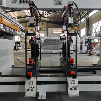 3500*2500*1550mm Installationsgröße Möbel Vierreihe Horizontale Mehrfachbohrmaschine