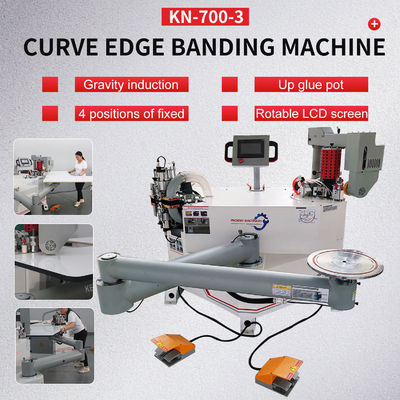 Eckschneidungsfunktion KN-700-3 vollautomatisch durch die Vortriebskante Bandmaschine