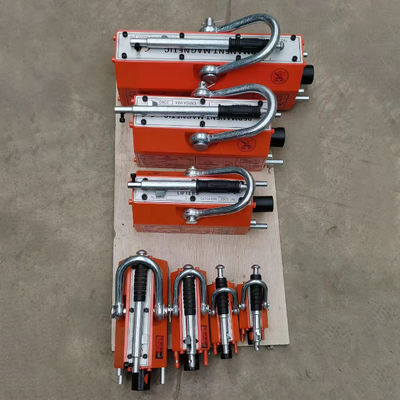 Edelstahl-Baffeln installierte magnetische Hebegeräte des Typs V für Metallteile