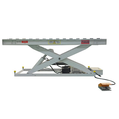 1500 kg Scherehebel elektrischer Rolltisch zum Verladen von Platten auf CNC-Plattensägeausrüstung