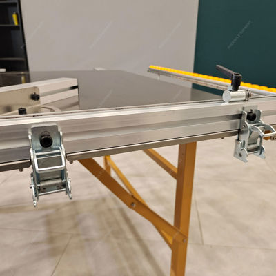 High-Precision Schiebetisch Säge Sperrholz Schneidemaschine mit PDMJ16 Mini-Panel Säge Motor