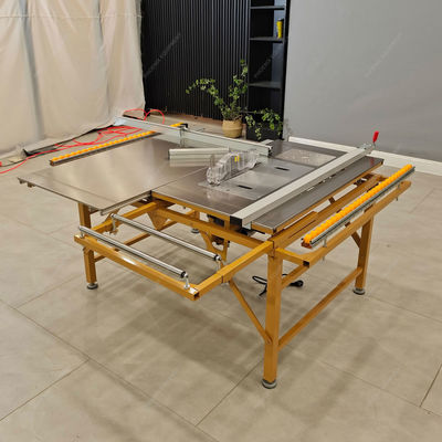 High-Precision Schiebetisch Säge Sperrholz Schneidemaschine mit PDMJ16 Mini-Panel Säge Motor