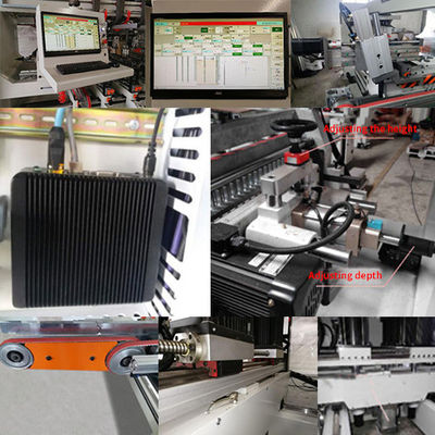 Weiterentwickelte Multi Row Line Holz CNC Bohrmaschine für 8 50mm Verarbeitungsdicke