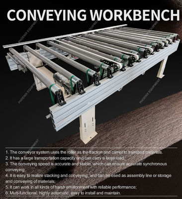 1300 mm Breite Voll automatisch kundenspezifisch aus Edelstahl Multi Roll Conveyor Line Montage-Line Förderer