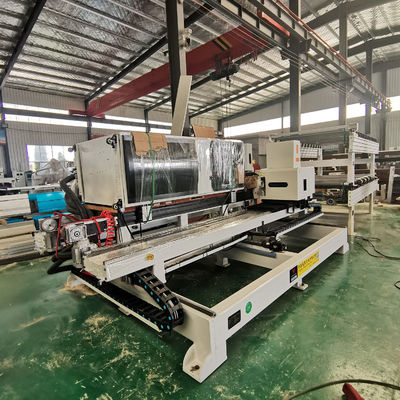 0.6Mpa Luftdruck Servomotor Doppelkopf CNC Holzbearbeitung Schließlochöffnungsmaschine