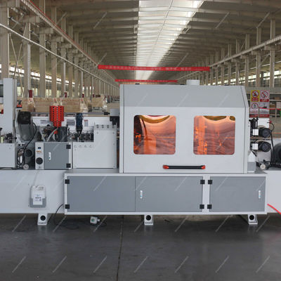 4500*1100*1640mm F350 Schräg gerade automatische Randbandmaschine 45 Grad Randbandmaschine 8mm