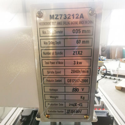 21 * 2pcs Auger-Wellen CNC Automatische Möbel Multi-Boring-Maschine