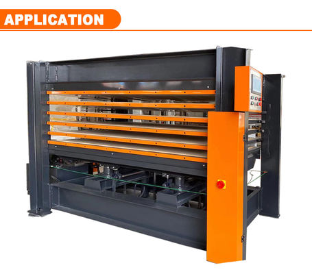 Holz geformte Tür Laminat Holz Heißpresse Maschine mit hoher Produktivität und gut