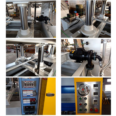 Baustoffgeschäfte MDF Melamin Tür Hautmachmaschine Hydraulik Heißpresse Maschine