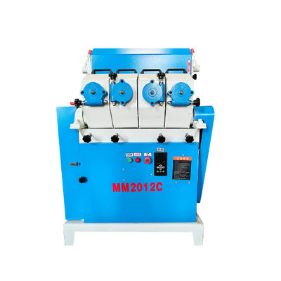 5.5kW Leistung 4 Gürtel Holzbearbeitung Rundholzstangen Sandmaschine Polierer Sandmaschine