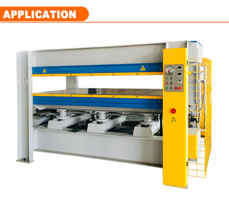 35kW Holzpalettenwärme isostatische Druckmaschine für Holztürhaut Produktionsprozess