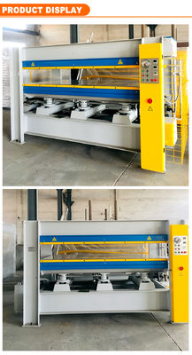 35kW Holzpalettenwärme isostatische Druckmaschine für Holztürhaut Produktionsprozess