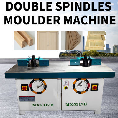 MX5317 Tischrouter Trimmer Doppelspindel-Formmaschine Vertikalholzbearbeitung Fräsen