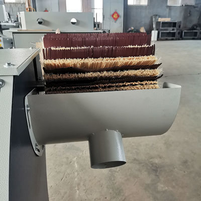 Holzschleifmaschine Doppelkopf Trommel Bürste Schleifmaschine zum Polieren von Massivholzmöbeln