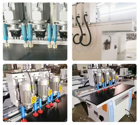 1.5kw*3 Aluminium Profil Scharnier und Mini-Bohrmaschine für mehrsachsige Tiefenbohrungen