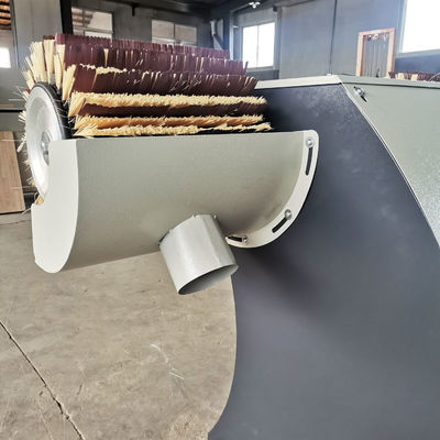 Unbegrenzte Arbeitsbreite Vertikale Doppelroll-Handpoliermaschine 380v/50Hz Spannung