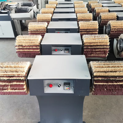 Unbegrenzte Arbeitsbreite Vertikale Doppelroll-Handpoliermaschine 380v/50Hz Spannung