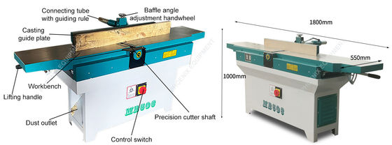 1800x650x1000mm Holzplaner für professionelle Holzbearbeitung und Präzisionsschnitzerei