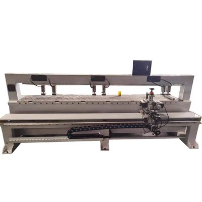 Doppellinienhorizontale Türschließlochbohrmaschine für Plywood-Möbelplatten aus MDF