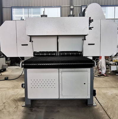 650 mm Breite Schwerlast Horizontale Bandsäge Maschine mit 18,5kw Säge Rad Motor Leistung