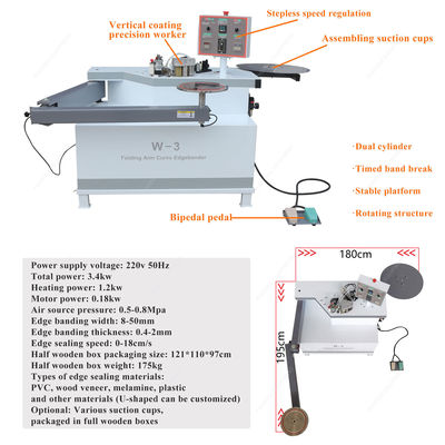 10.8m/min Panel-Zufuhrgeschwindigkeit CNC-Kantenbandmaschine für kleine Holzprodukte