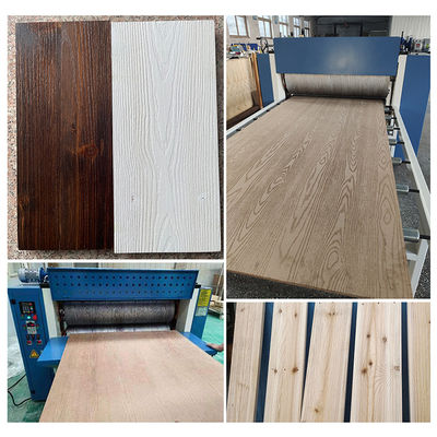 20kW Power Holzkorn Prägmaschine für MDF und Massivholzplatten Stahl Türplatte