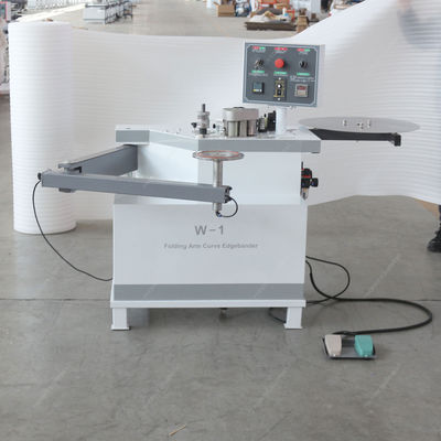 Automatische Klebebandmaschine für geschwungenes Veneer und Massivholzstreifen