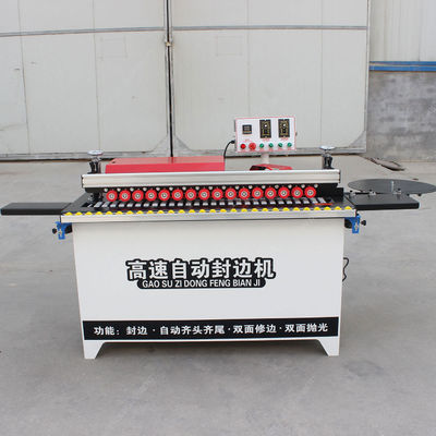 Gesamtleistung 4kw Portable Mini MDF Roller Edge Banding Curve Machine für die Holzbearbeitung
