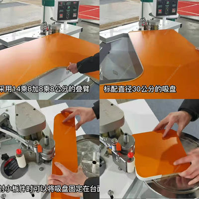 Customized Logo Curve Automatic Edge Bander Banding Machine für die Holzbearbeitung