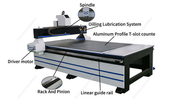 1000KG Gewicht PM1325 3D Holzbearbeitung Maschinen CNC Holz Router Schnitzerei 3 Achsen 3D Gravur Holzbearbeitung Maschine