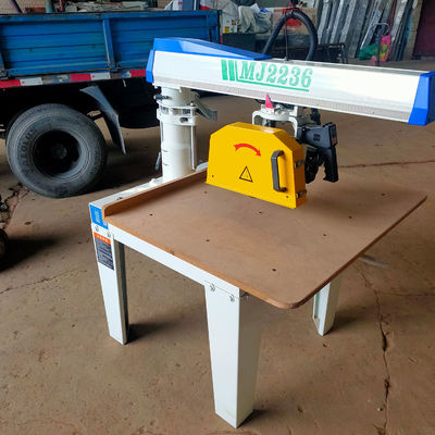 Holzschneiden Radialarm Säge Säge Schneiden Größe 640*110mm Horizontale Drehgrade 45°