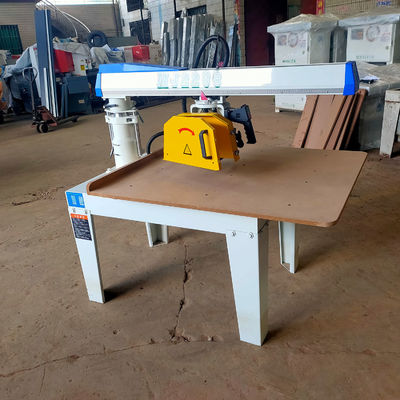 Holzschneiden Radialarm Säge Säge Schneiden Größe 640*110mm Horizontale Drehgrade 45°
