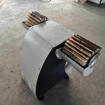 Einfache Bedienung Doppelachsen-Sandmaschine für geformte Benchtop Holzbrett Bürsten