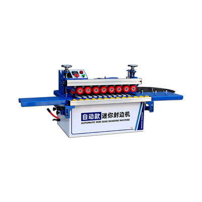 Hochproduktive tragbare Randbandmaschine mit automatischem Kleben und Trimming Puffing