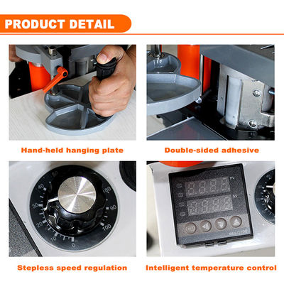 PVC-Kurv- und Gerade-Mini-Portable Edge Bander Manuelle Randbandmaschine