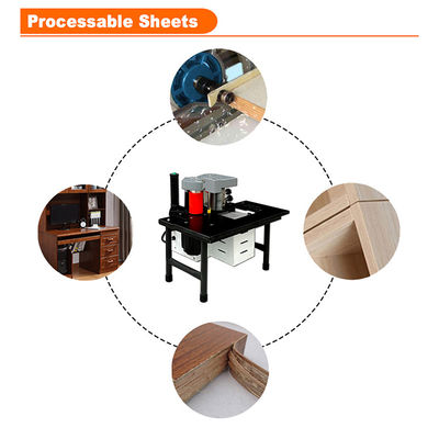 PVC-Kurv- und Gerade-Mini-Portable Edge Bander Manuelle Randbandmaschine