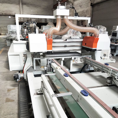 Geschwindigkeit MJ-27308 Holzbearbeitung CNC automatische Holztür Holzplatte Vier Seitenkante Schneide Säge