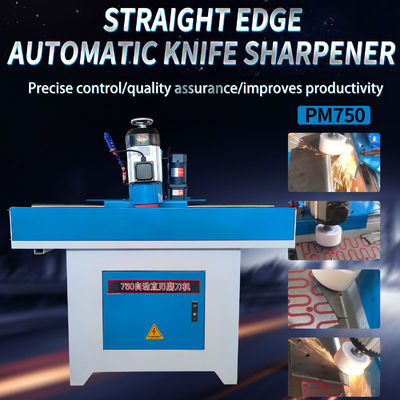 PM750 Straight Blade Automatisches Straight Knife Blade Sharpener Maschine mit 2800 Rpm
