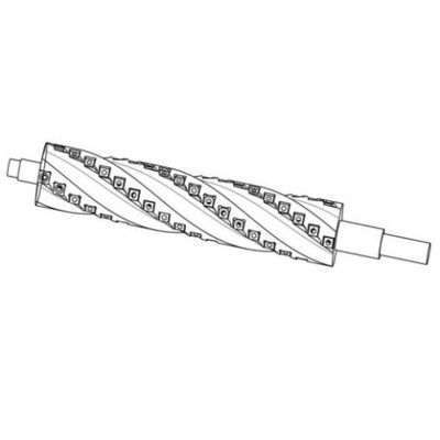 Oberflächenpolieren 14*14*2 Zubehör Abnehmbare Klinge Holzbearbeitung Spiralplaner Klinge