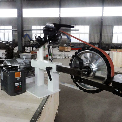 PMS2100 Automatische Schreibtischmaschine Kleines Metall Sandband Maschine Gürtel Schleifmaschine mit 1