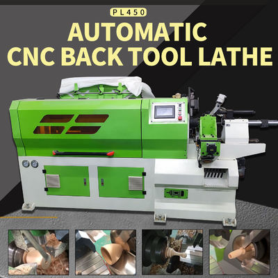 Max. Drehlänge mm 750 mm PL450 CNC-Back-Tool-Drehmaschine für das Holzhandwerk Kopieren