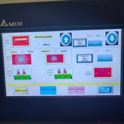 Leistungsstarke 800 mm automatische Metallschleifmaschine mit 7,5 kW*2 Leistung