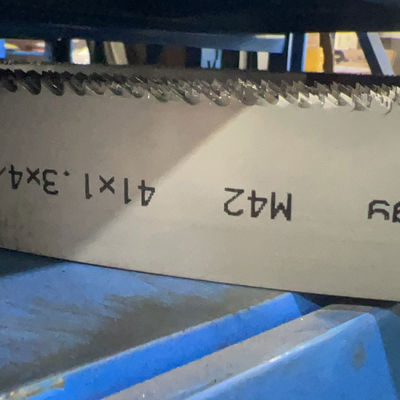 Hochfrequenzgeschweißtes Bimetallband Sägeblatt kundenspezifische Unterstützung ODM für Metallschneiden