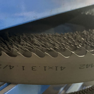 Hochfrequenzgeschweißtes Bimetallband Sägeblatt kundenspezifische Unterstützung ODM für Metallschneiden
