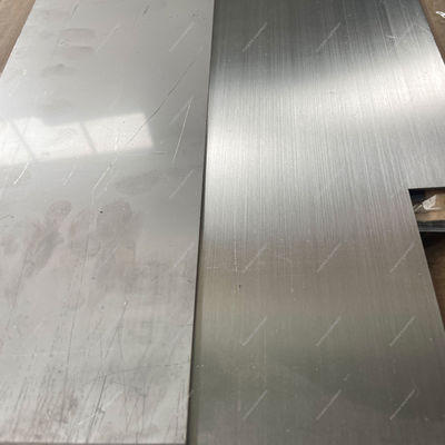 Eisenplatten Rost entfernen Schlacke Schleifmaschine